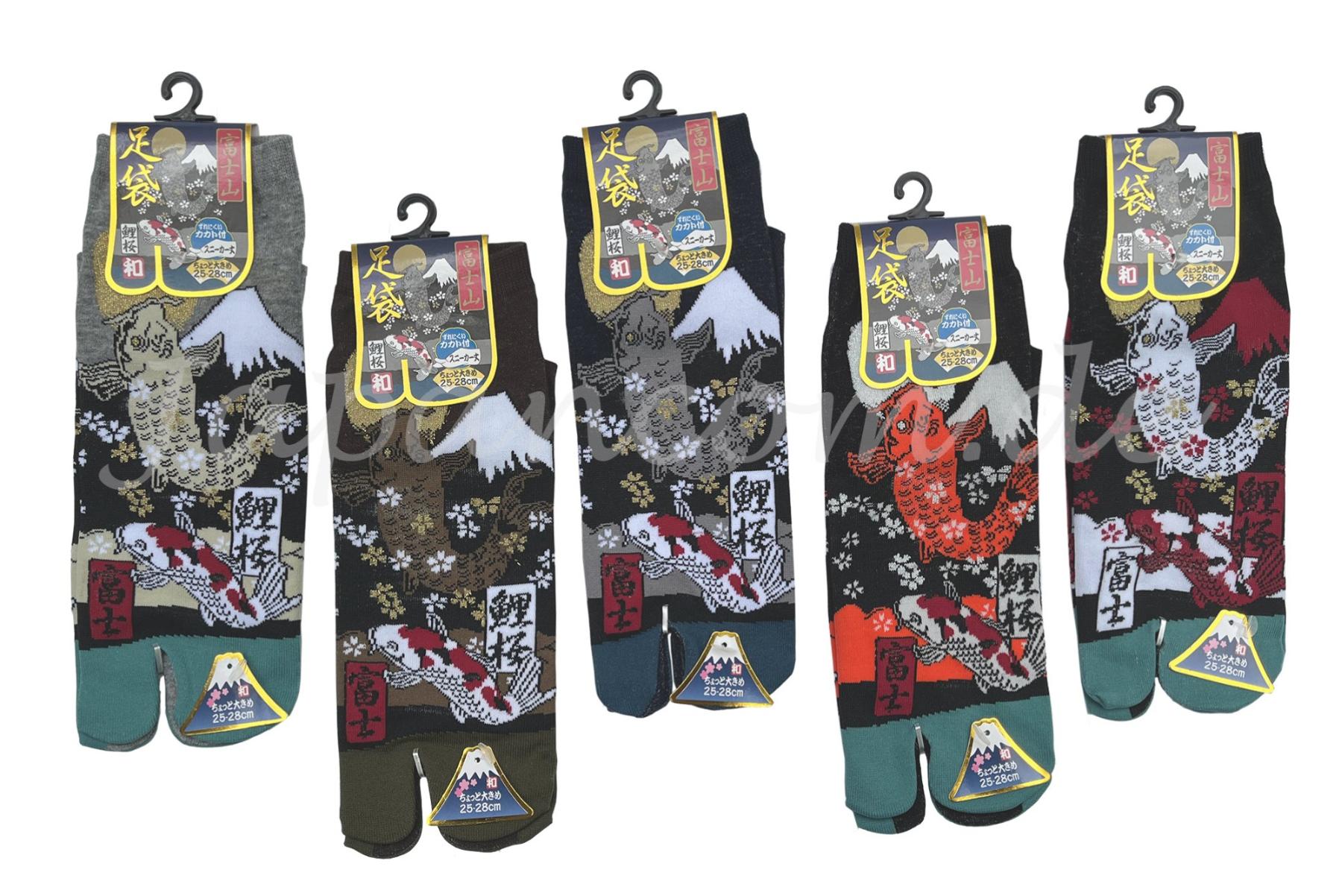 Japan Tabi Socken Fuji Koi Karpfen Gr. 40 - 45