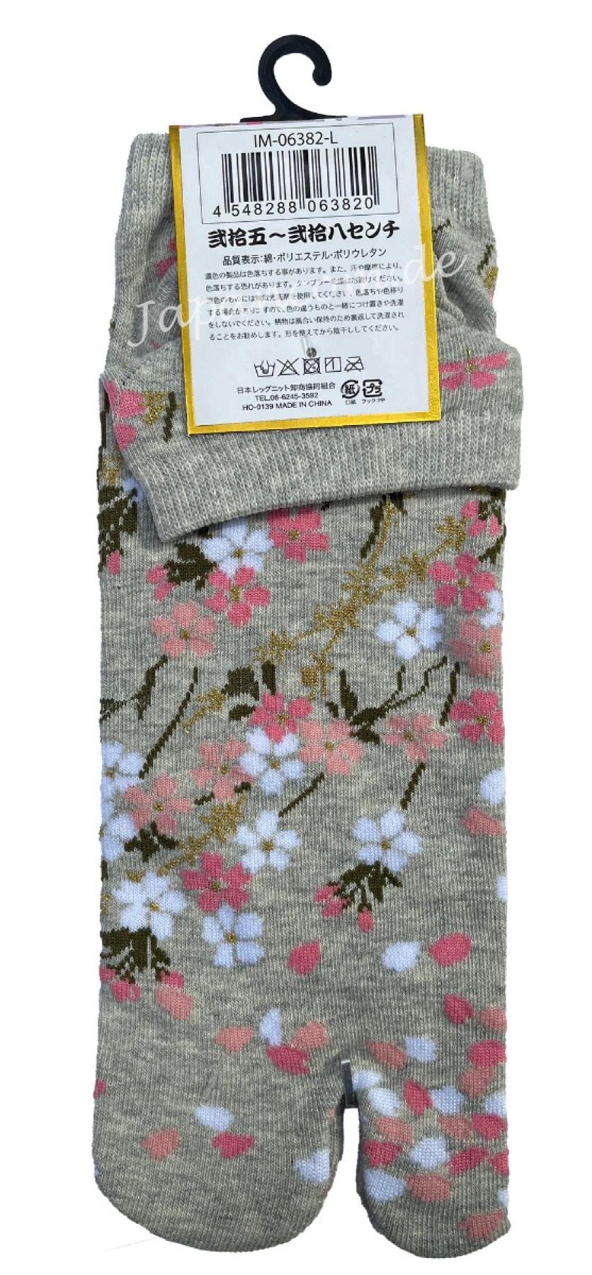 Japan Tabisocken Kirschblüten Gr. 34 - 40 Baumwolle