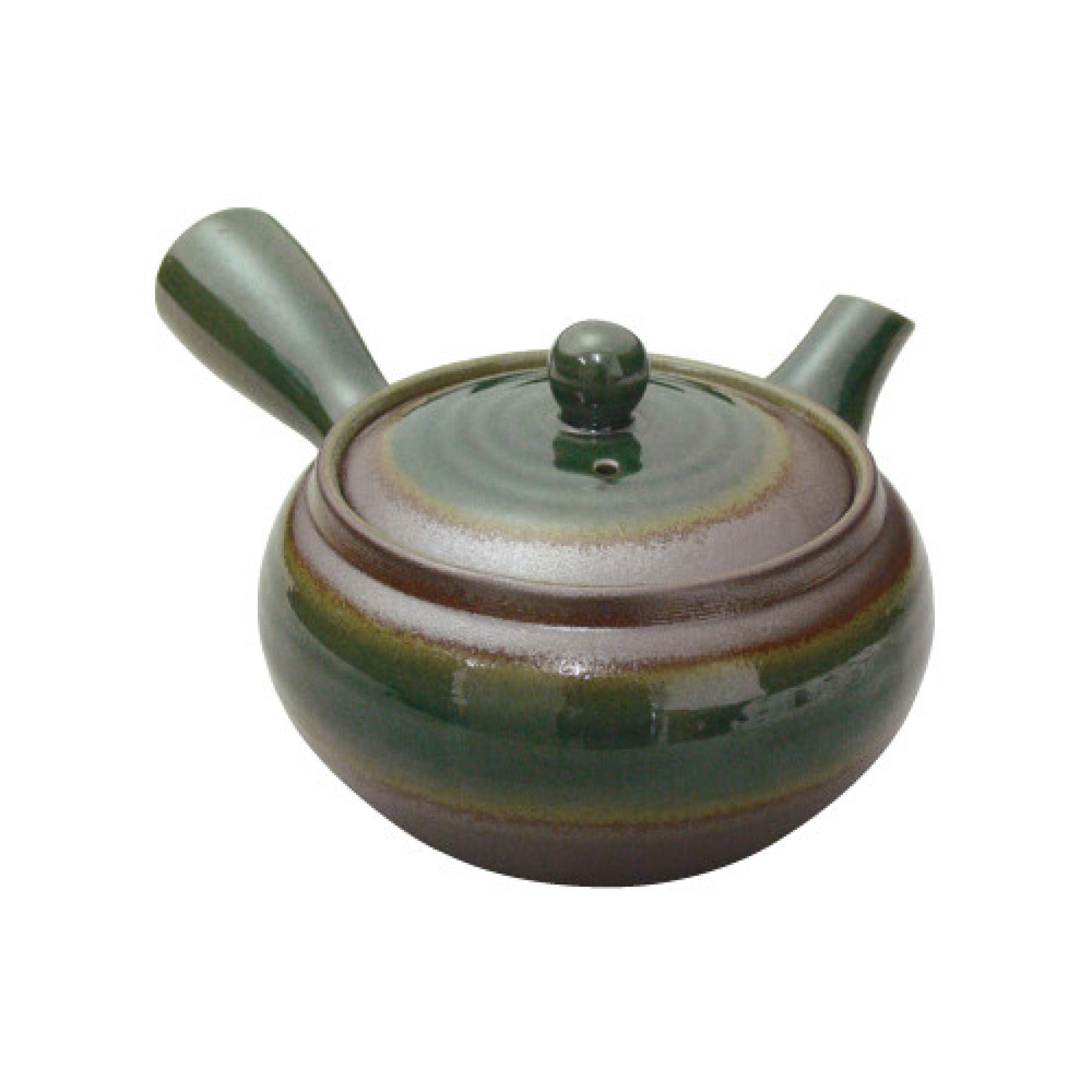 Teekanne mit Seitengriff Koimidori grün