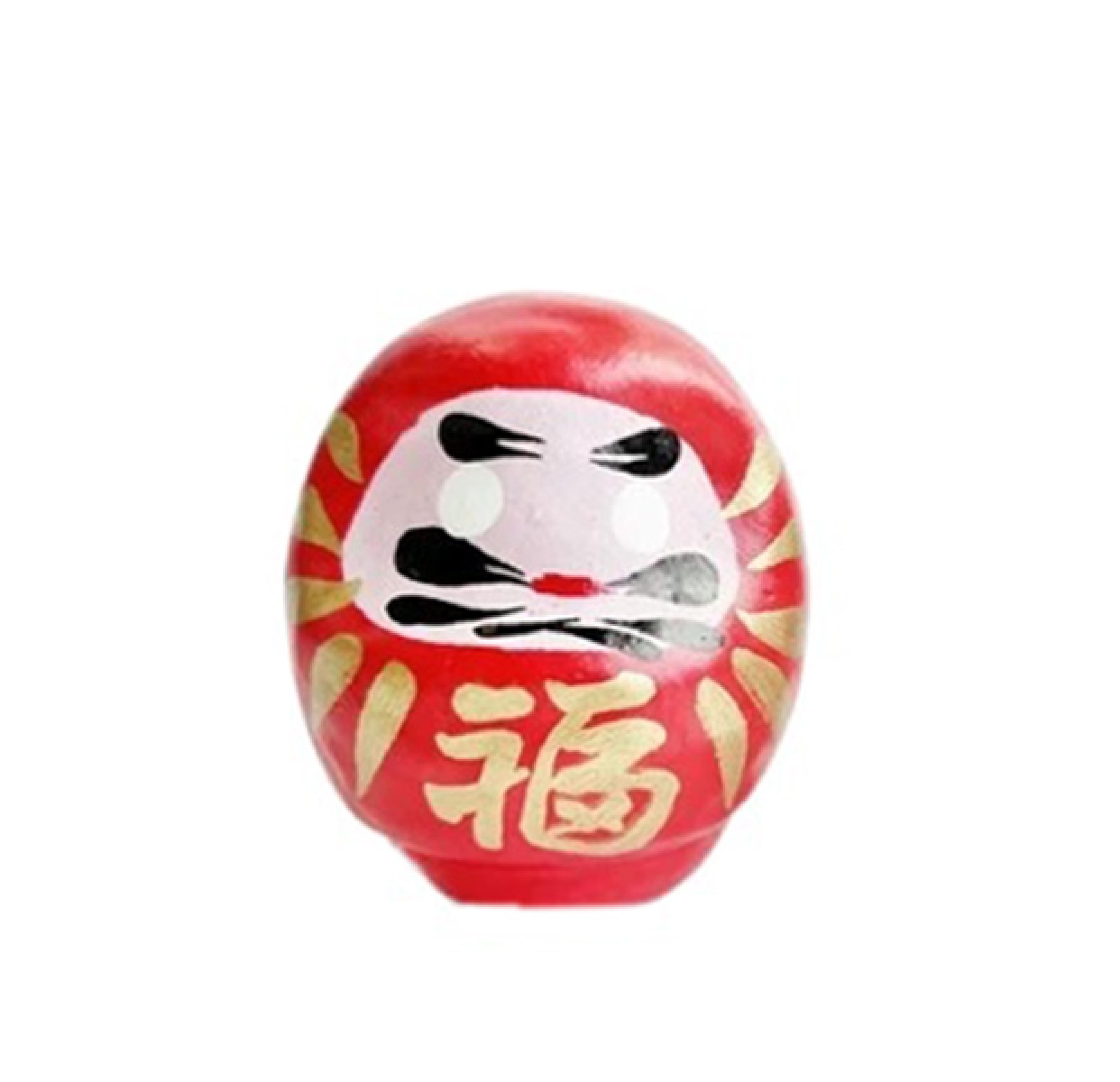 Daruma rot klein Glücksbringer
