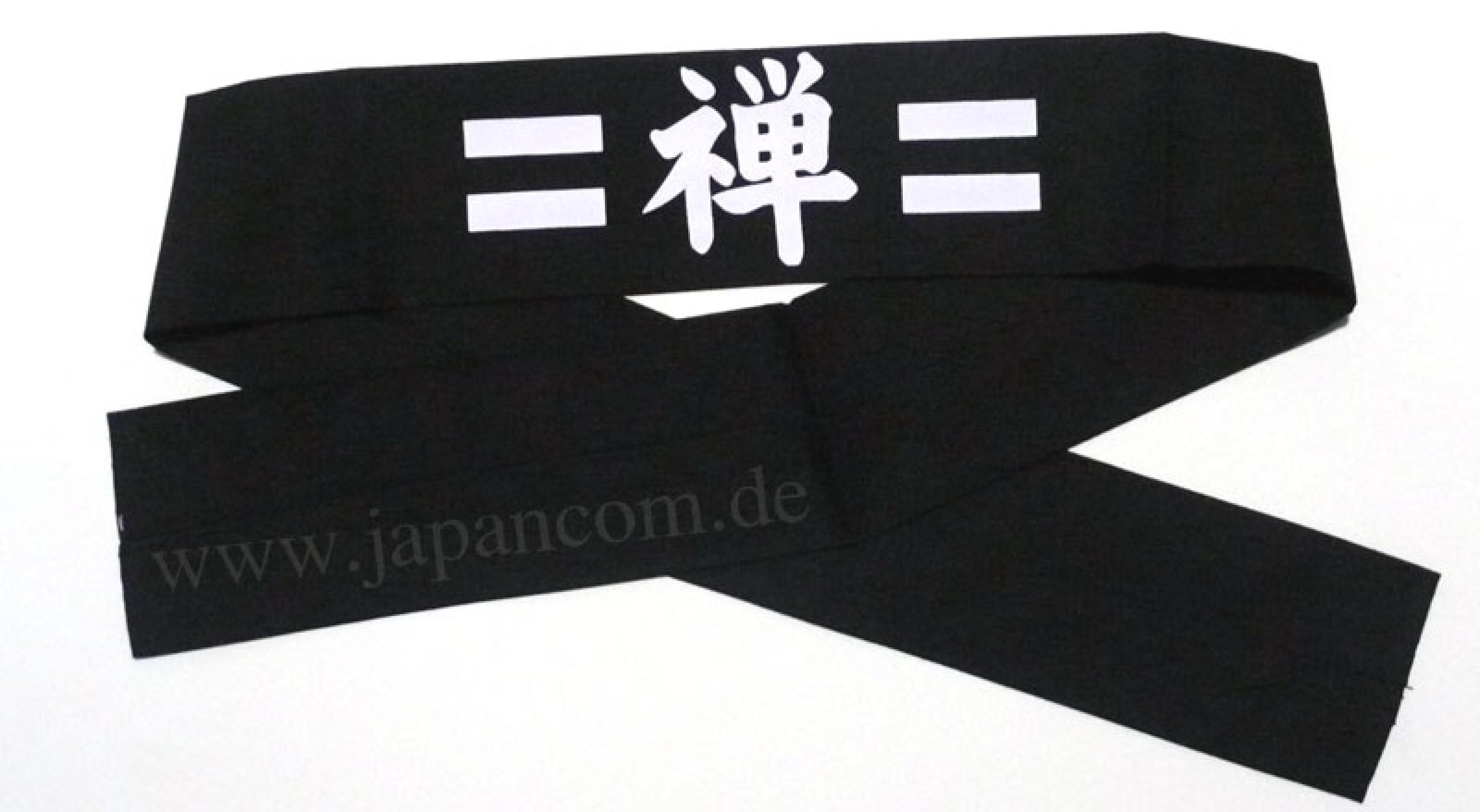 Stirnband Zen Meditation schwarz