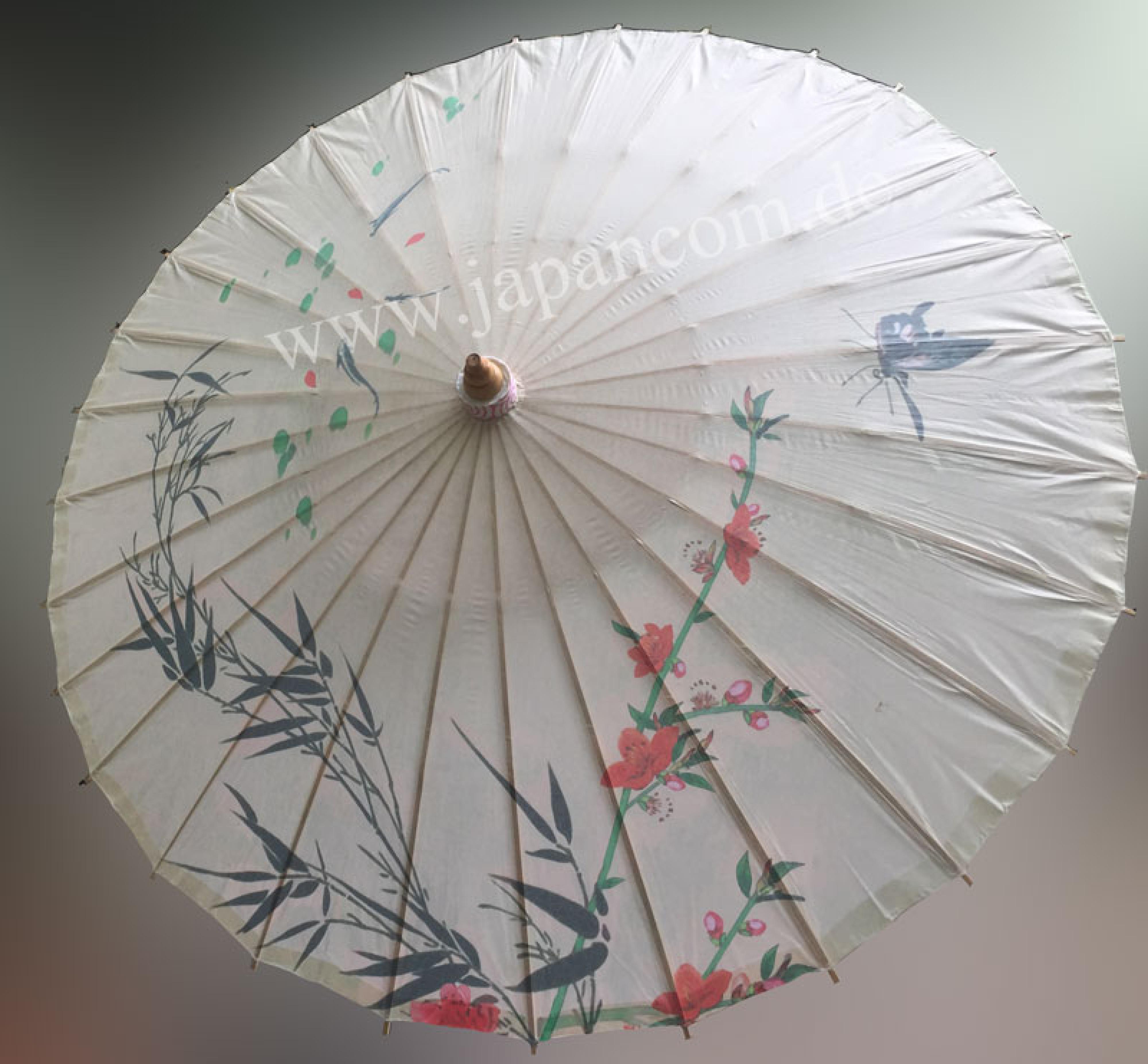 Schmetterling Japan Sonnenschirm Einzelfertigung 87cm