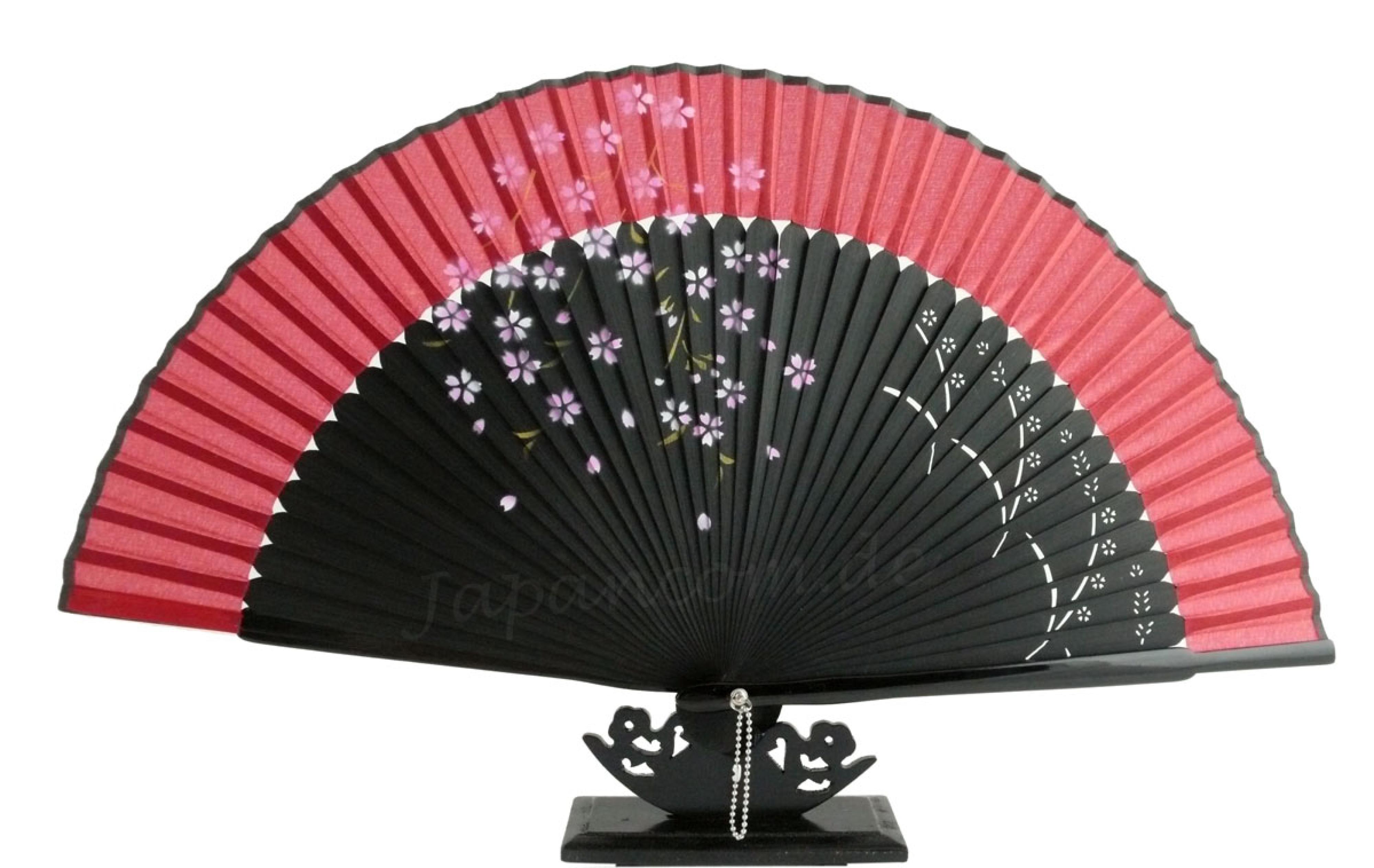 Faecher Kyo Sakura rot