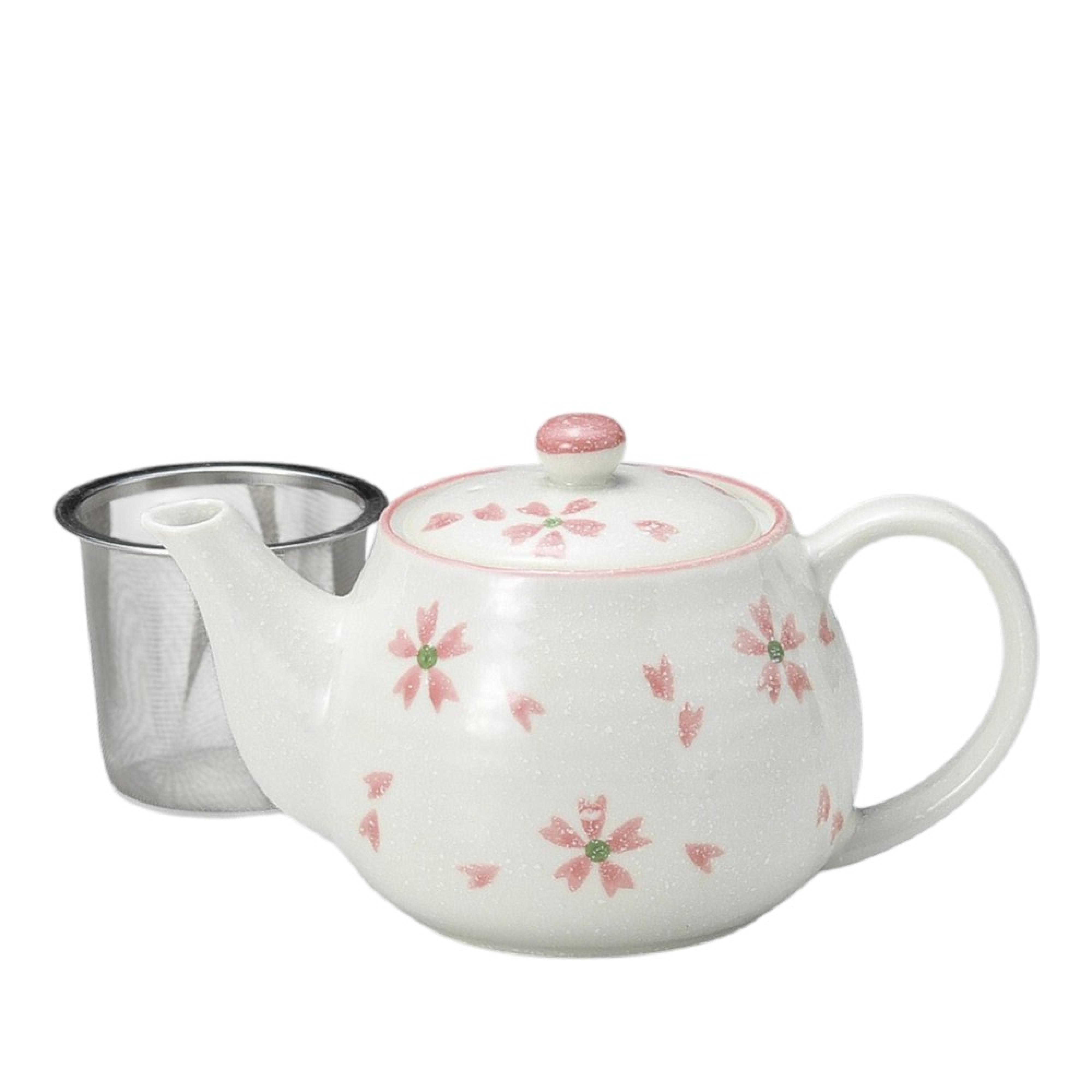 Japanische Teekanne Dobin Sakura Kirschblüten mit herausnehmbarem Sieb 450ml