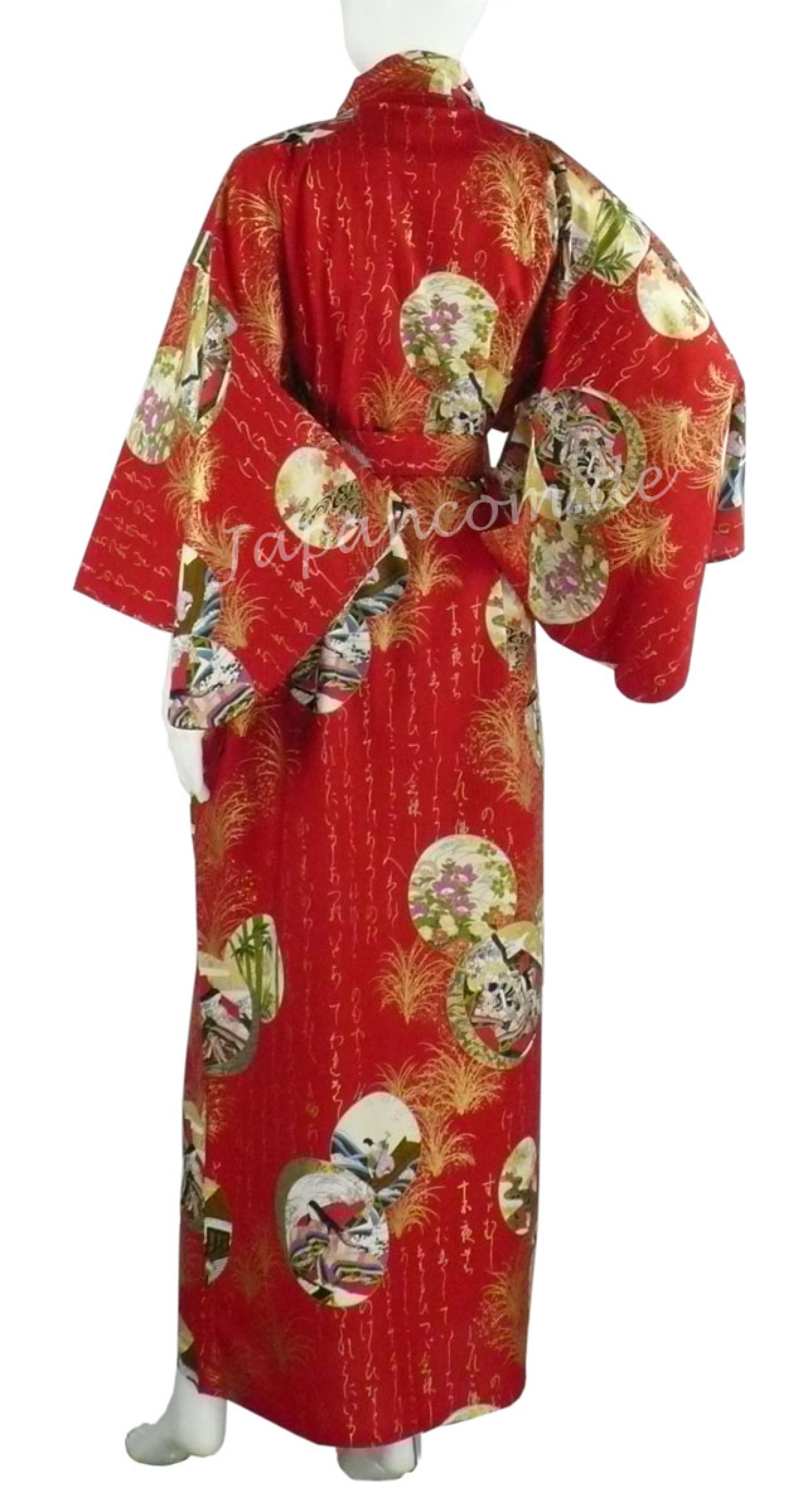 Damen Kimono Prinzessin rot