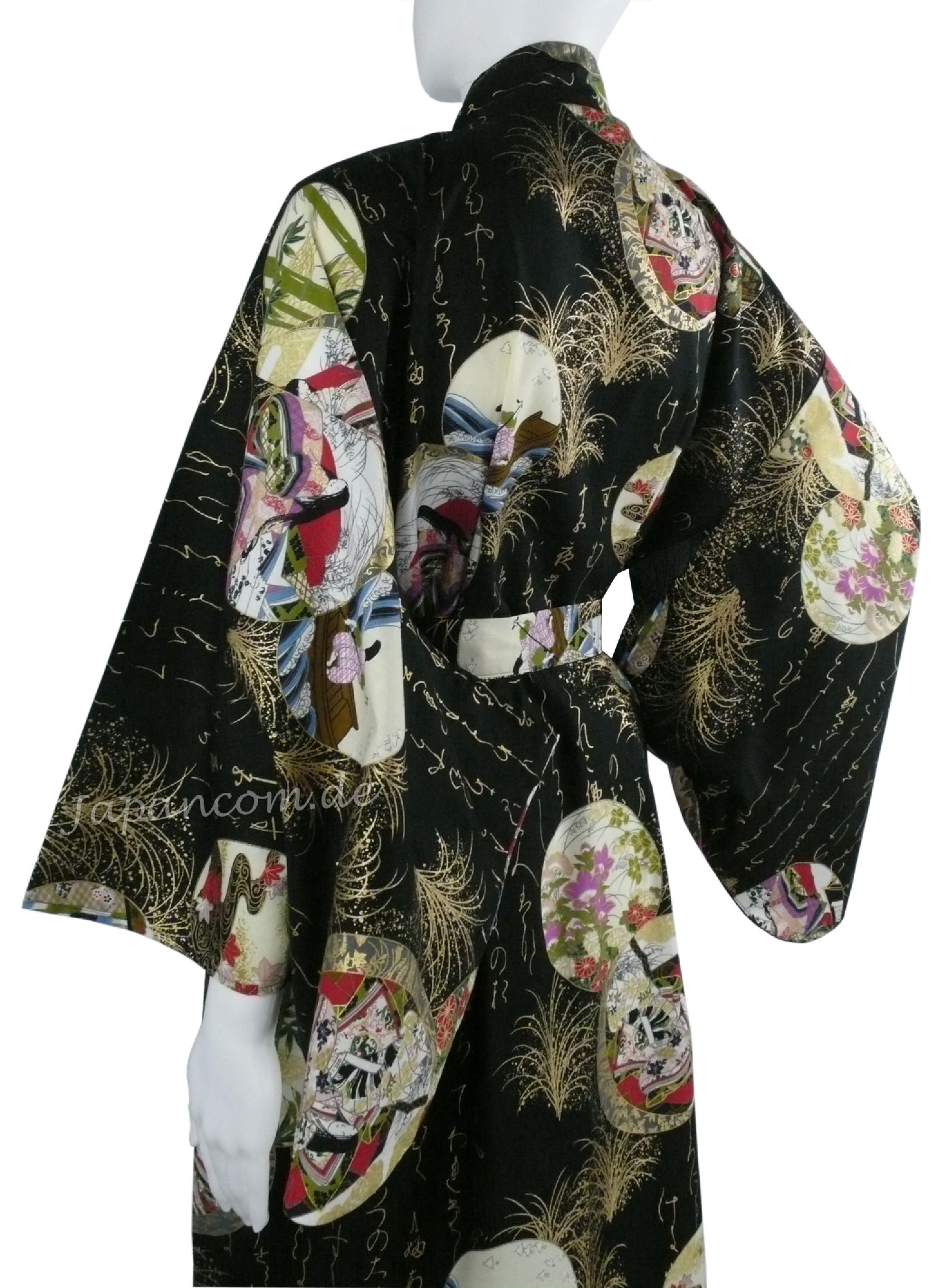 Damen Kimono Prinzessin schwarz