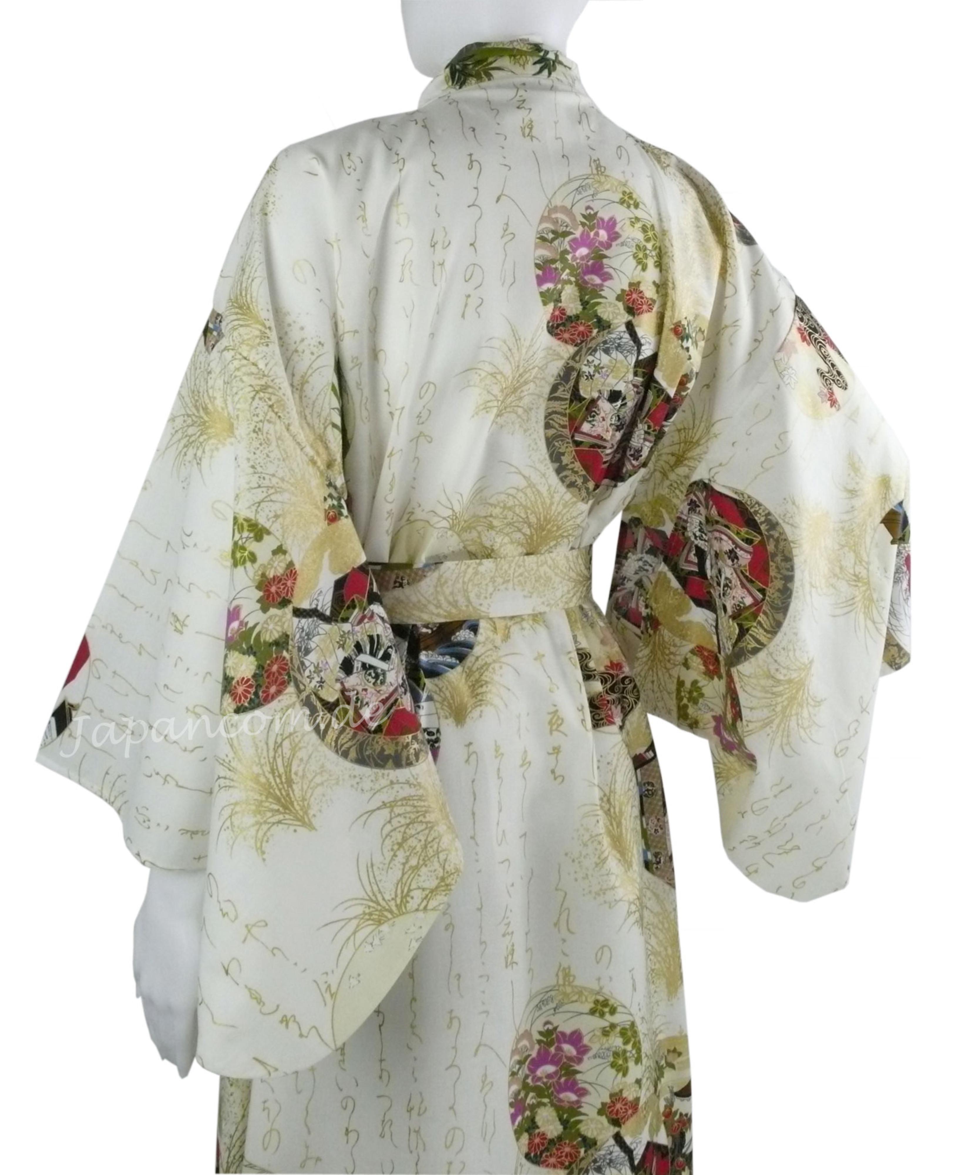 Damen Kimono Prinzessin weiss