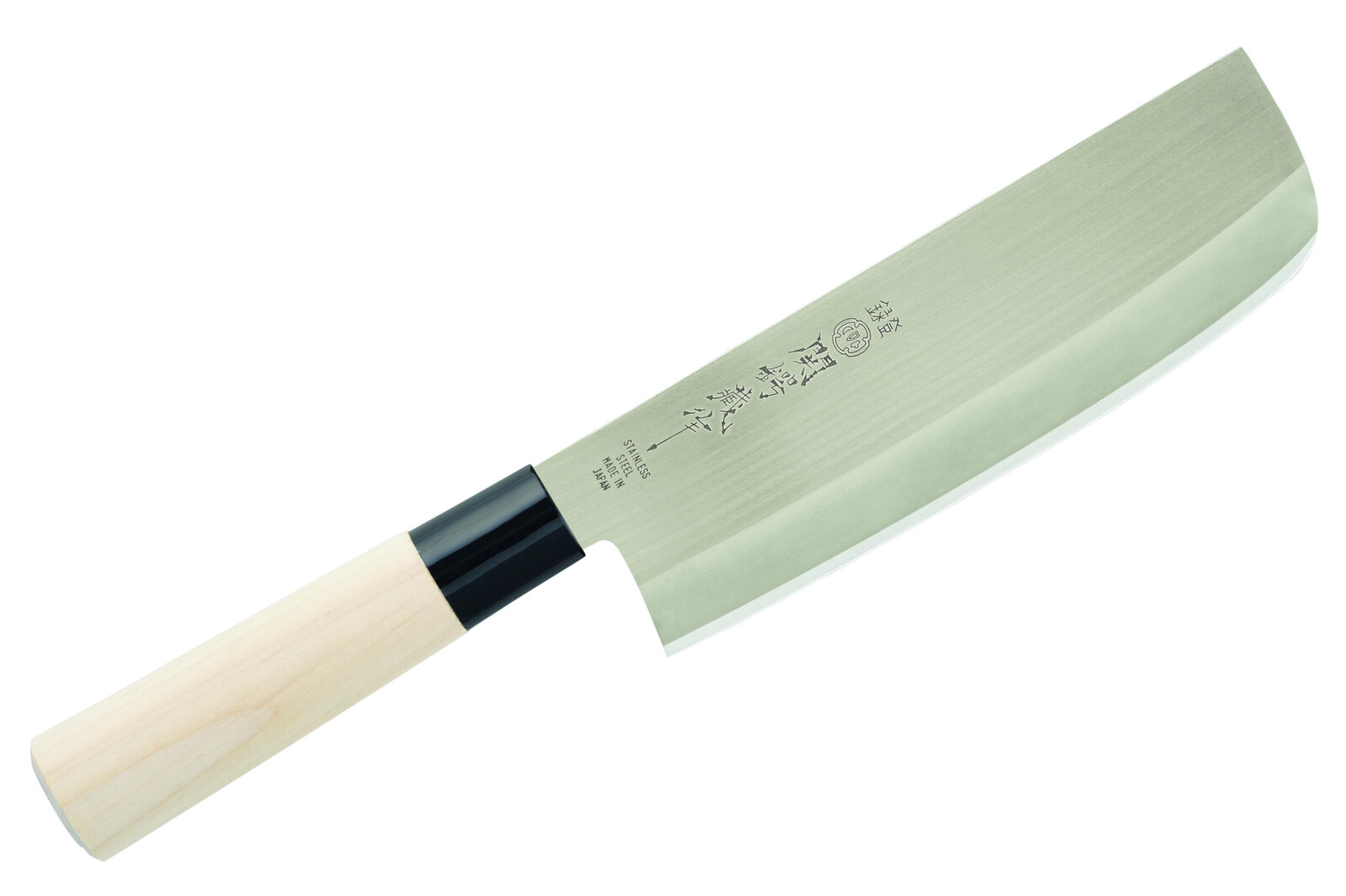 Japan Messer Nakiri mit Holzgriff