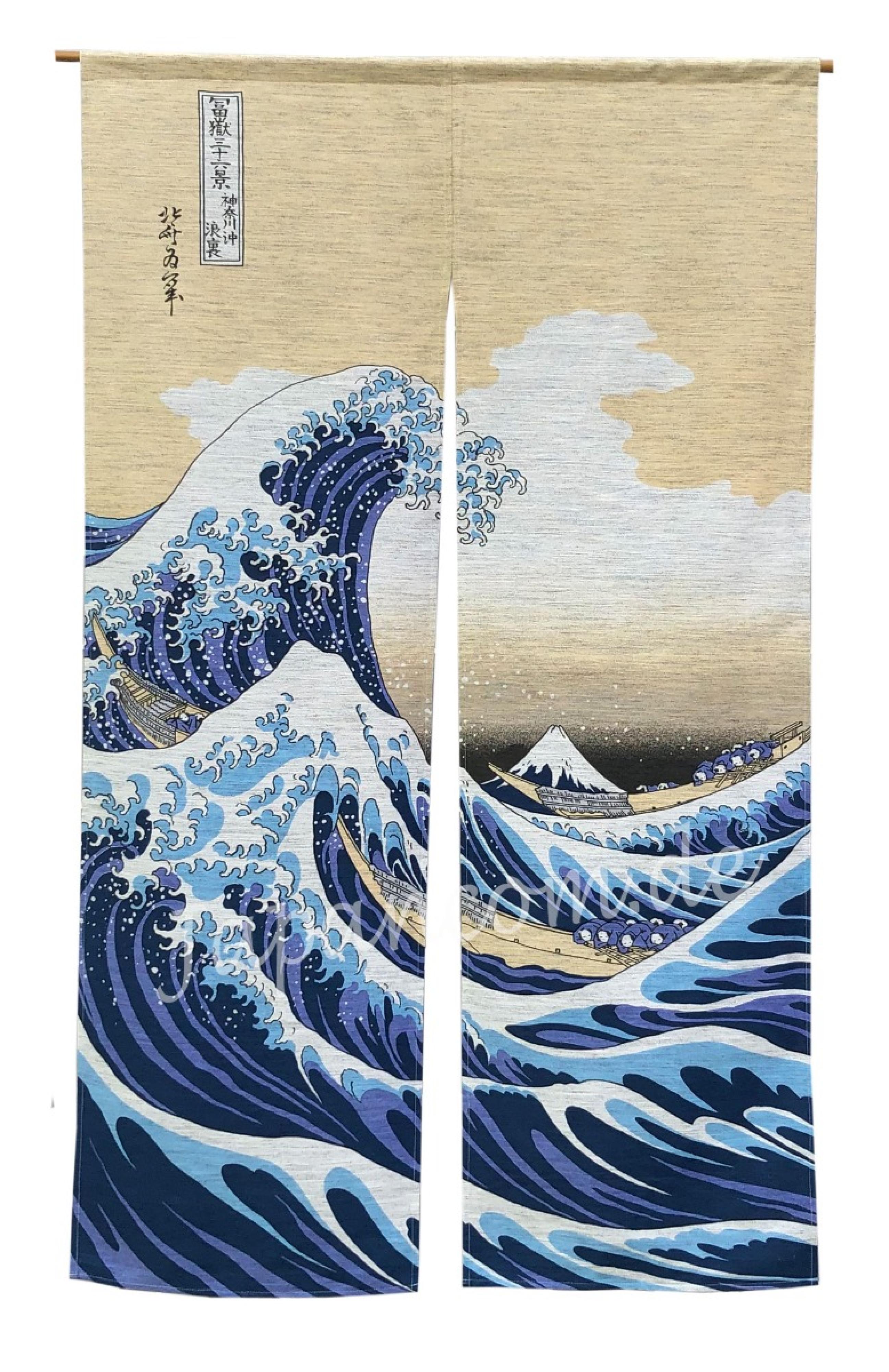Noren Nami Hokusai