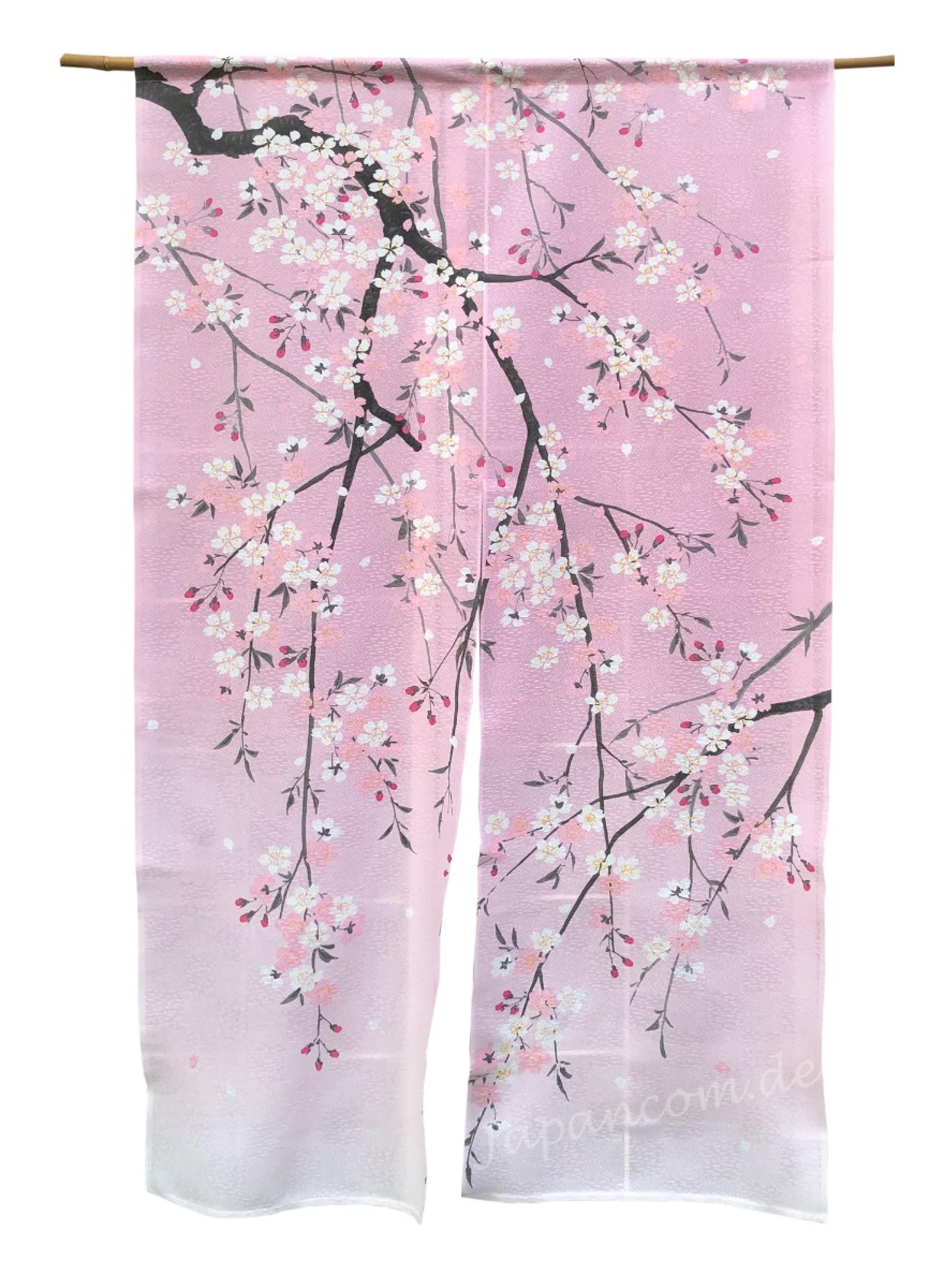 Noren Kirschblüten rosa