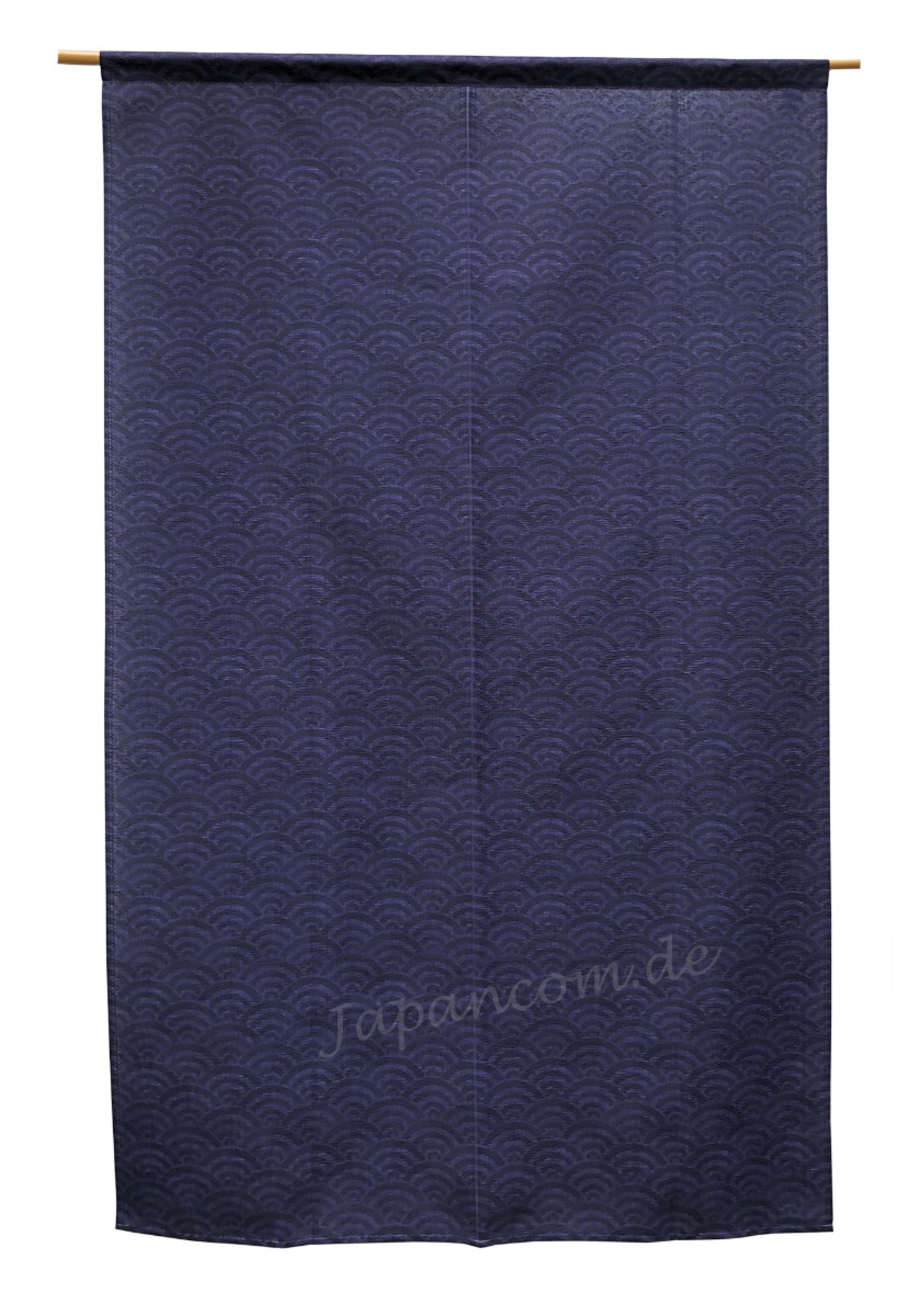 Noren Seikaiha blau 85 x 150 cm