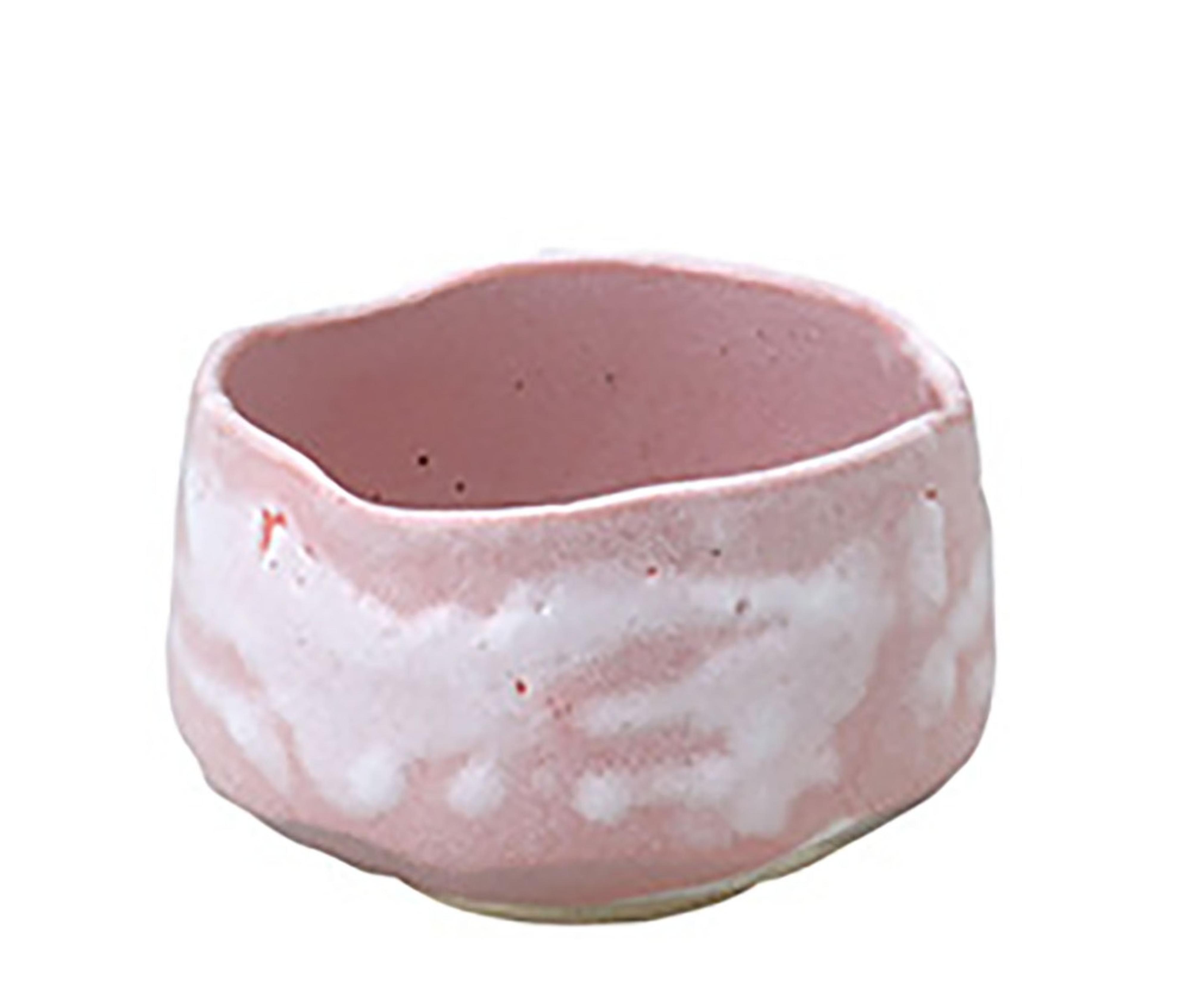 Matcha Schale Pink Shino Tataki Asuka