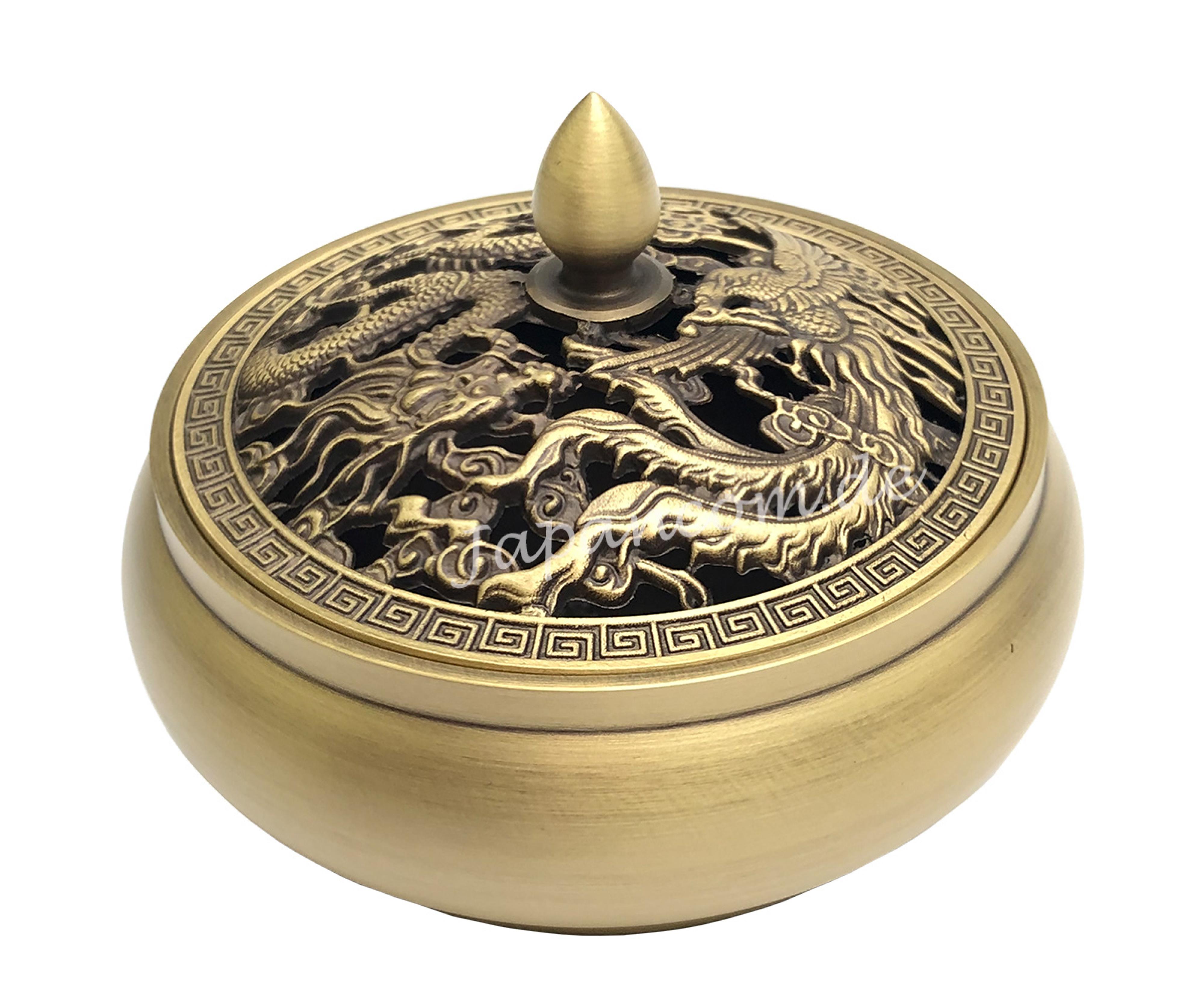 Räucherstäbchenhalter Schale Drachen-Phönix
