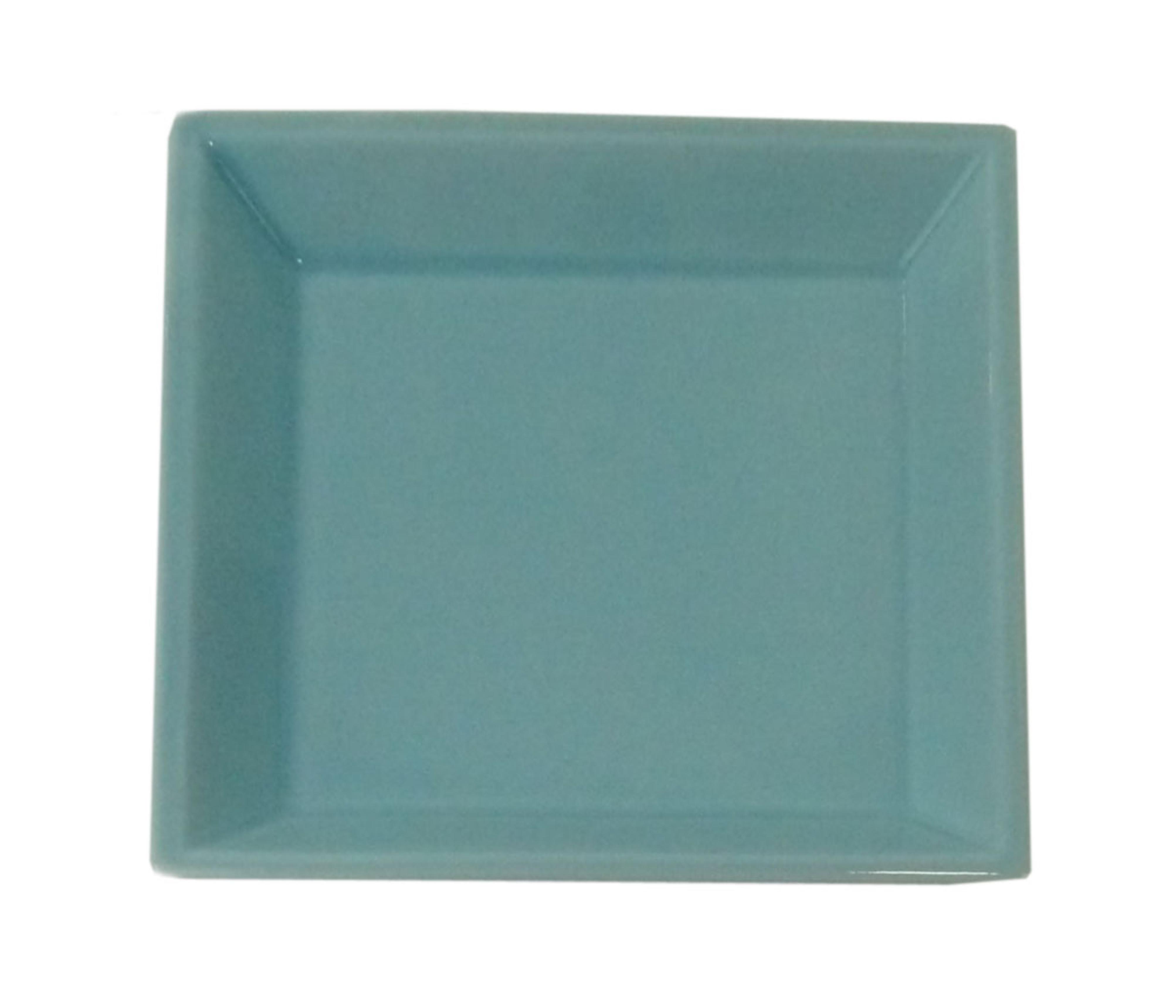 Räucherschale Shoyeido türkis 10 x 10 cm