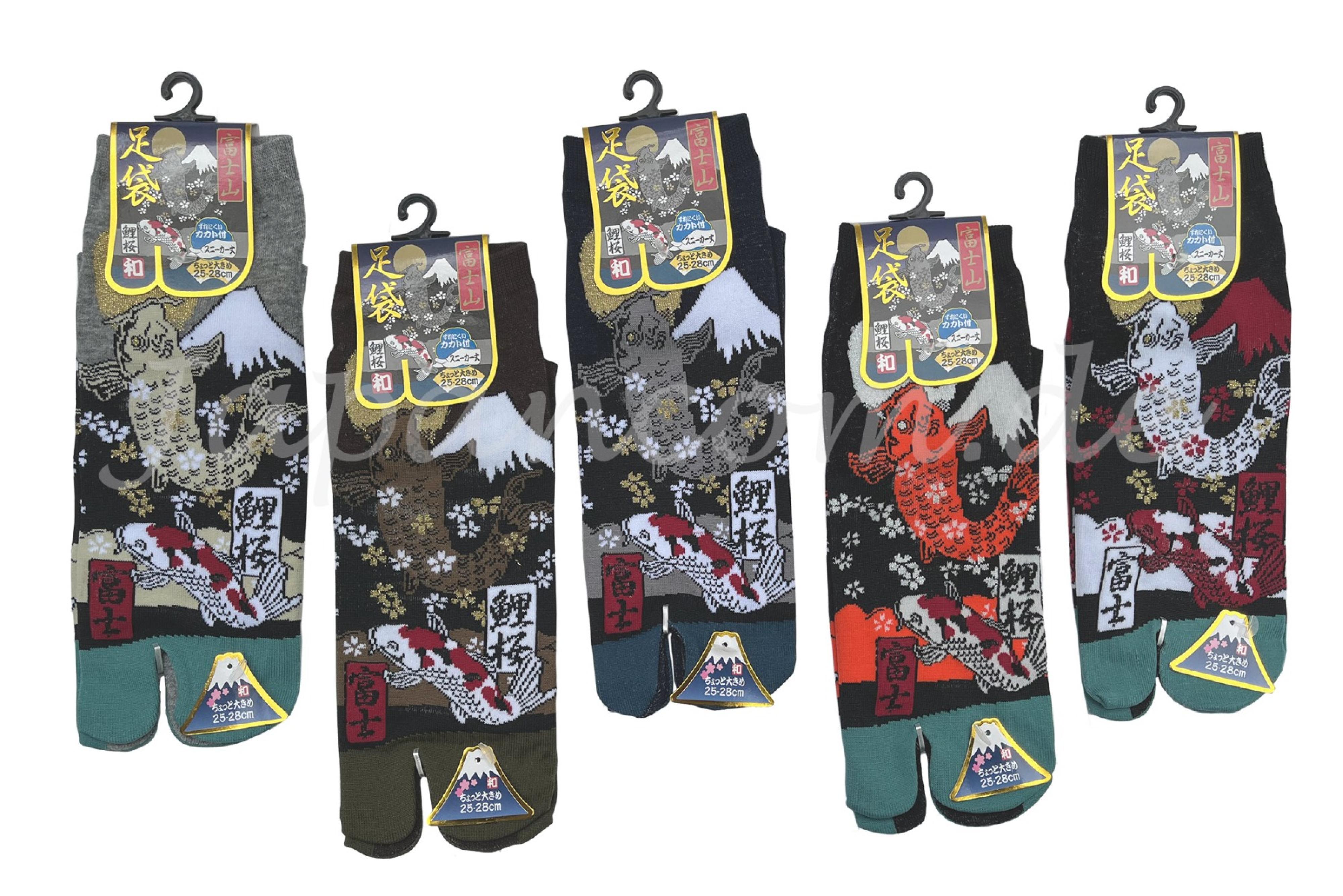 Japan Tabi Socken Fuji Koi Karpfen Gr. 40 - 45
