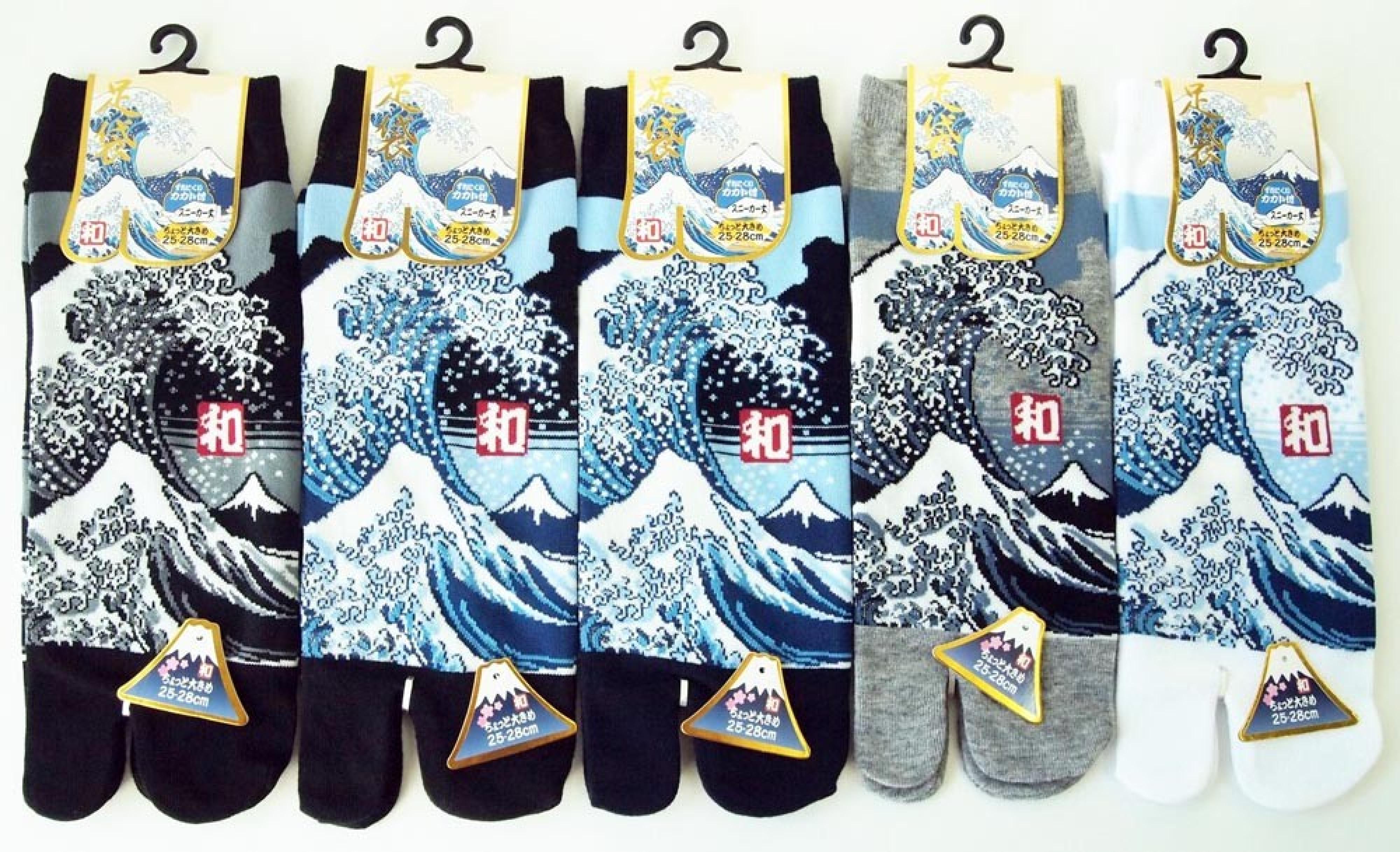 Tabisocken Hokusai